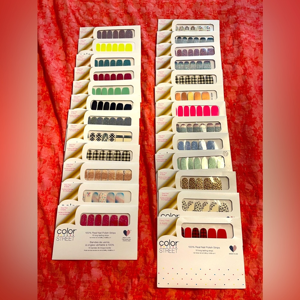 Color Street lot of 25 bundle- a lot retired!
